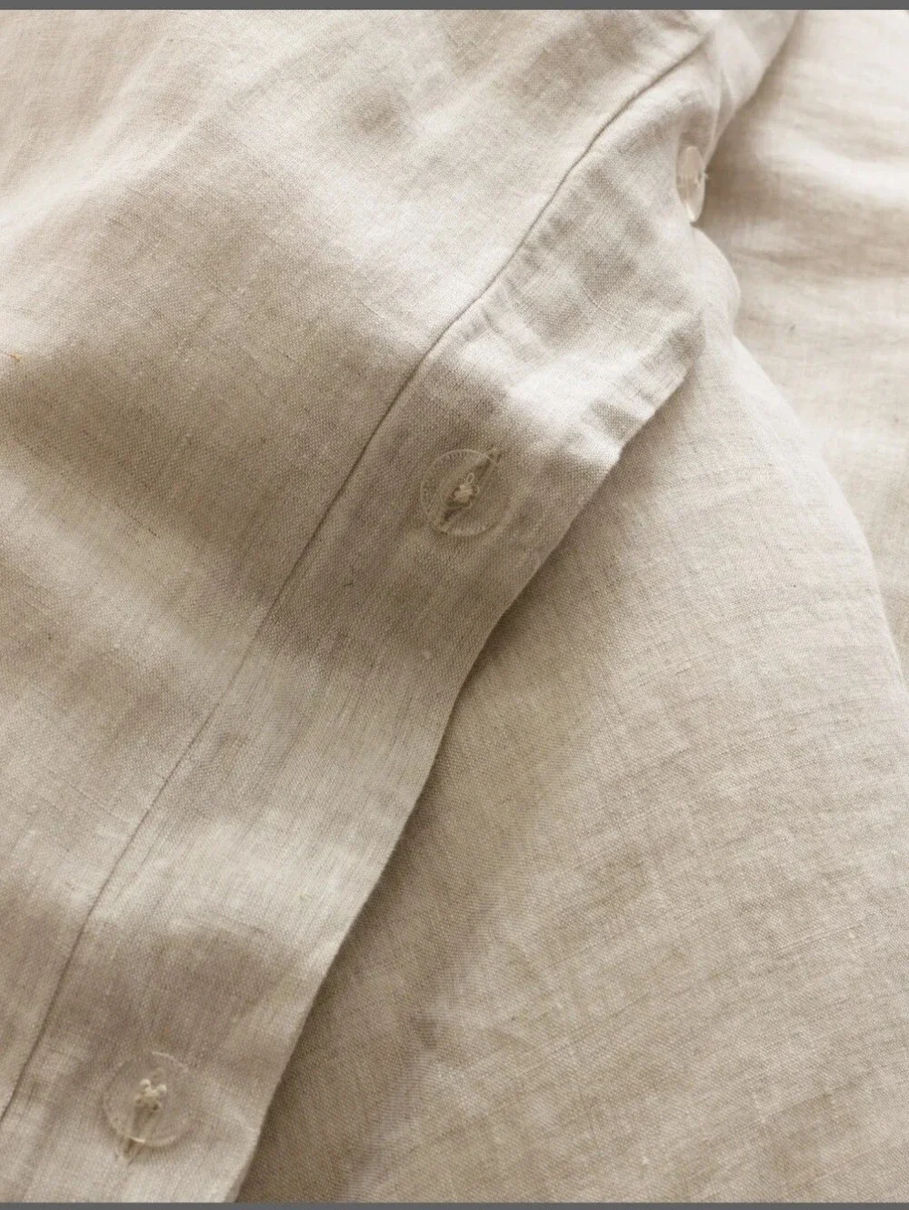QUINCE EUROPEAN LINEN FULL/ QUEEN DUVET COVER+ 2 SHAMS